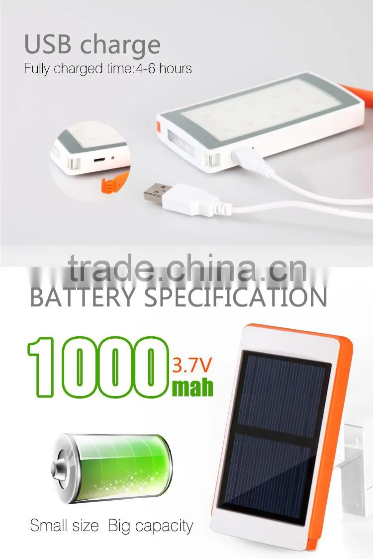 Hot Sale Solar Camping Lantern for Rechargeable LED Flashlight SORBO Torch Emergency lantern