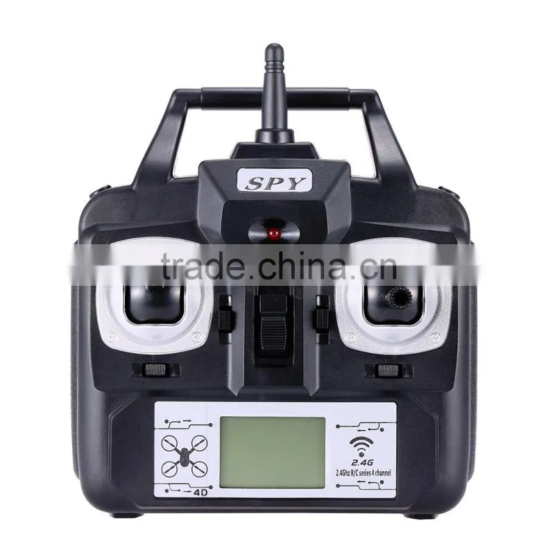 Lowest price 3D rolls 2.4G 4CH 4AXIS with gyro black quadcopter JD007 with 200W piexl camera