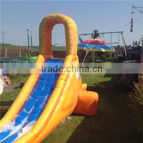 giant inflatable foam water slide,single inflatable water crush slide for party
