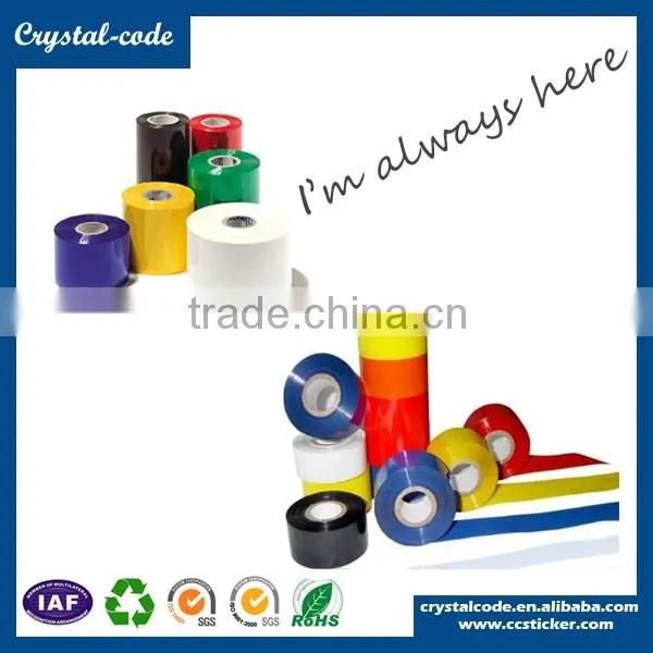 Solid dry melt printer hot ink roll ribbon