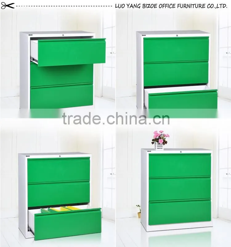 anti-tip hight density cabinet/lateral filing 3 drawers
