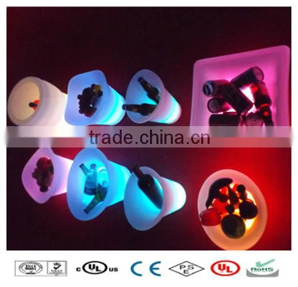 foldable ice bucket led ice bucket