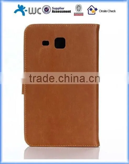 Retro Leather Case for Samsung Galaxy Tab A 7.0 (T280) with 3 Card Slot and Bill Slot