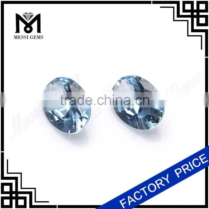 synthetic machine cut 6c8mm oval 106# spinel gemstone