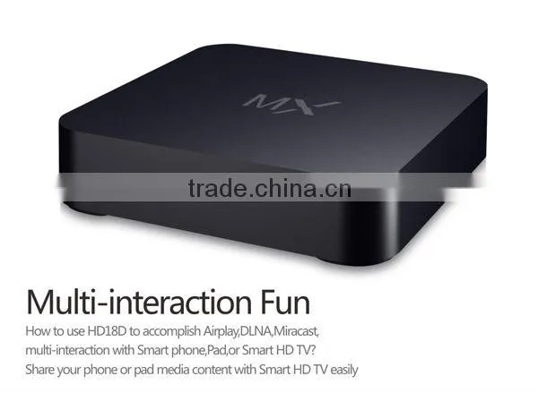 android mini tv box with a9 processor android 4.2 tv box built in XBMC