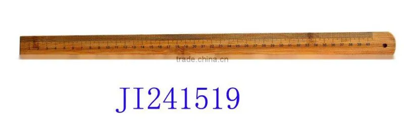 Bamboo triangle ruler