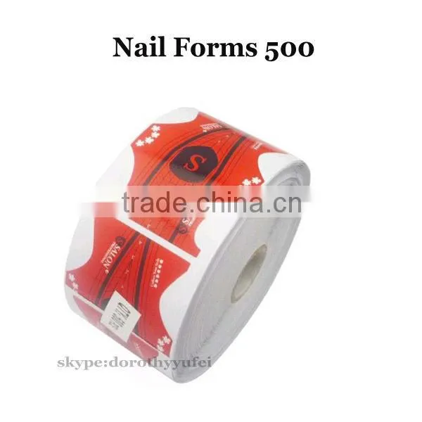 Disposable nail form & nail art form & nail form tools