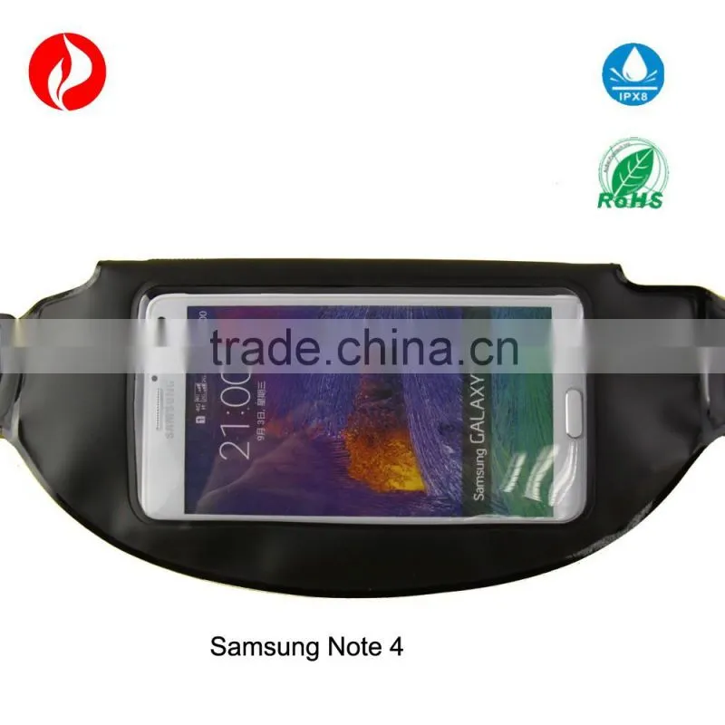 High quality eco-friendly new product on market running waist belt mobile phone pvc waterproof waist bag