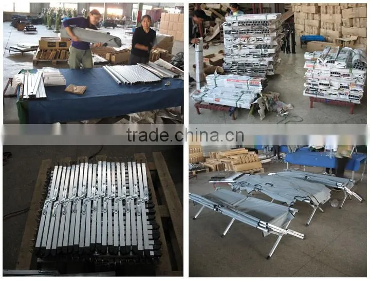 OEM Wholesale 600D Aluminum Portable Military Folding Cot