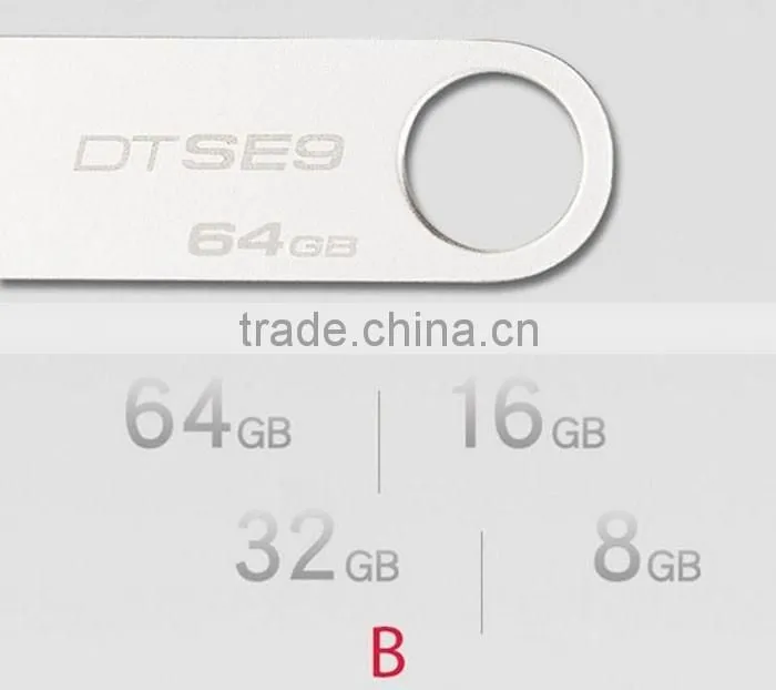 Original Brand DTSE9 SE9 USB Flash Drive 8G/16G/32G/64G/GB Metal USB 2.0 Memory Stick Real Capacity