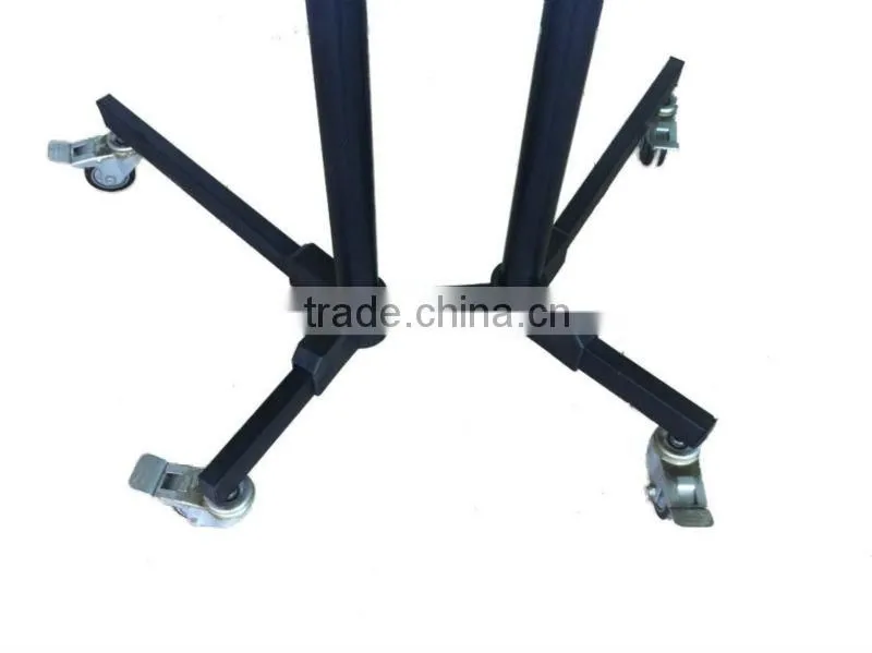 Mobile tv cart with wheels