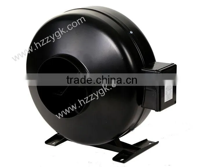 Hydroponic 6 inch Blower Fan Ventilating Inline Axial Duct Fan / Centrifugal Pipe Fan
