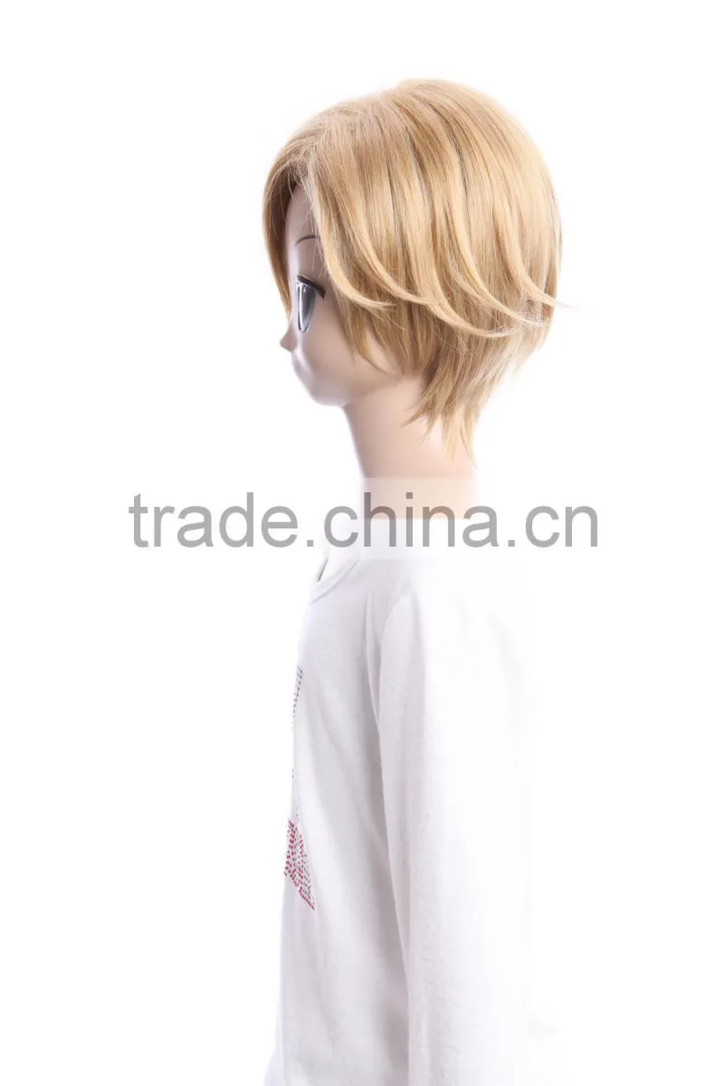 New product Korea fiber wig BLOOD-C nanahararumito male short brown cosplay wig