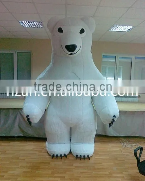 Inflatable White Bear Costume/ Inflatable Cartoon Mascot Costumes