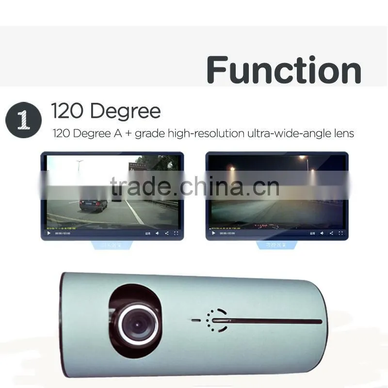 OEM Support SQ Motion Detection Dash Cam 1080p Dual Channel Car DVR With GPS Dual Channel