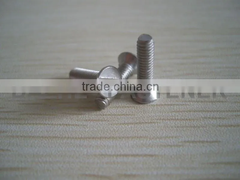 Large quantity of flat head solted machine screw