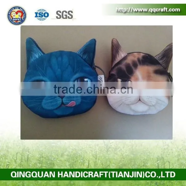Aimigou funny plush animal shape pocket coin purse wholesale
