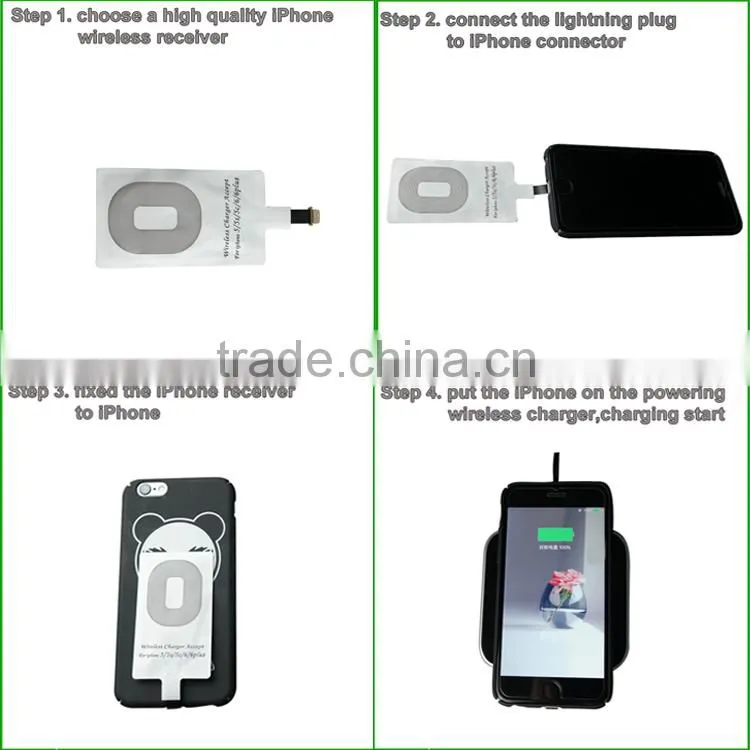 Ultra Thickness Qi Universal Wireless Charger Receiver for xiaomi mi4