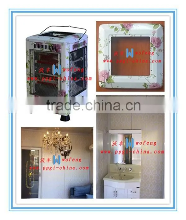 White PVC Steel Sheet For Kitchen Cabinet And Furniture