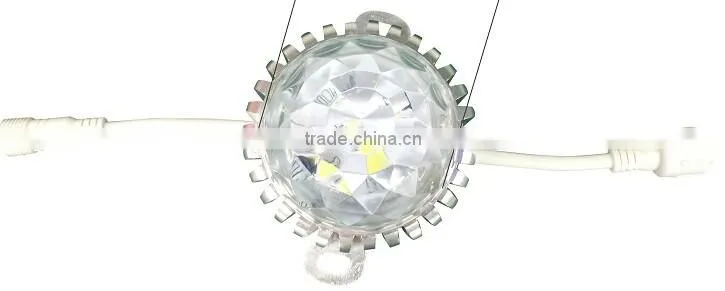 High quality 50mm diamond cover led pixel piont light 6leds 24V 3W