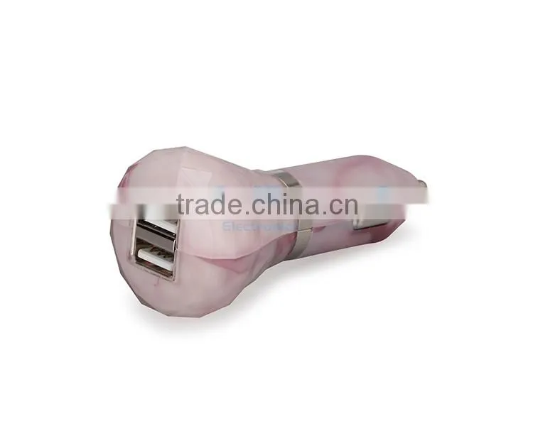 2015 hot selling 5V 2.1A dual usb car charger