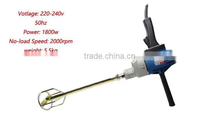 Good quality of the 1800w electric portable concrete mixer
