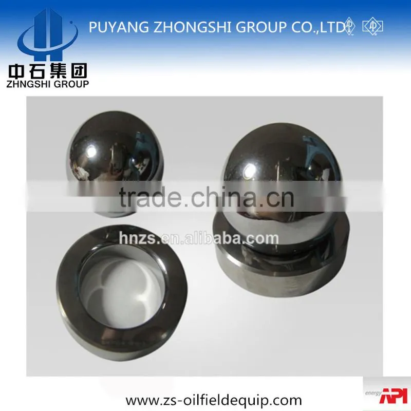 API 11ax Oil well Pump Parts Tungsten Carbide Valve Ball and Valve Seat