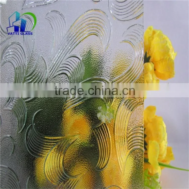 blue green bronze frosted glass pattern/sell clear patterned glass/obscure glass pattern glass