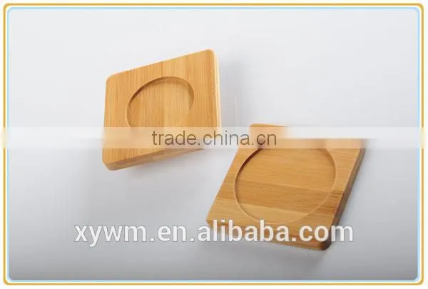 Custom Square Tea Cup Bamboo Wood Trivet Coaster Placemat Trivet Board