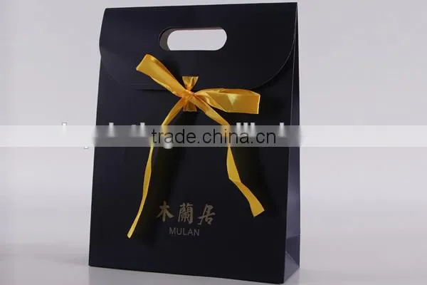 Custom exquisite wedding gift bags/ wedding gift bags handle/ tote paper wedding bag wholesale