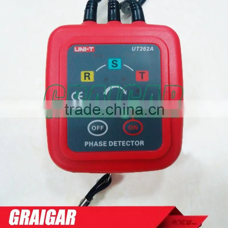 Non-Contact Phase Detectors Uni-t UT262A 3 Phase Sequence Rotation Detectors Indicator Meter Tester LED Display + Buzzer