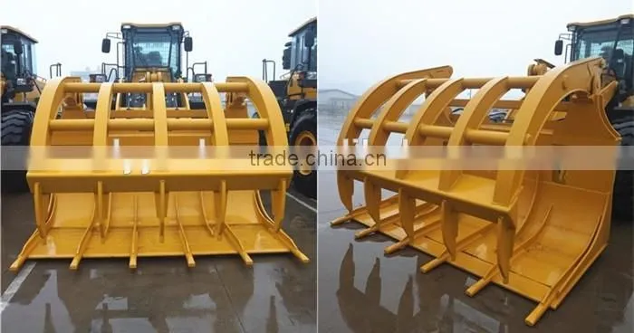 SDLG Wheel Loader Grasp Fork/ Grass Grapple, LG918/LG933/LG936L/LG938L/LG953/LG956L/LG958L/LG968 Grass Grapple for sale