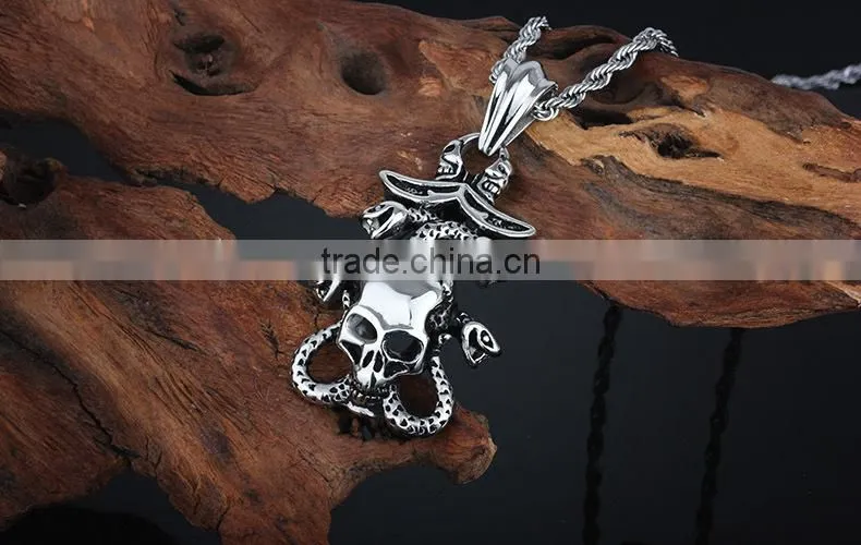 fashion stainless steel 50 cent jewelry Pendant