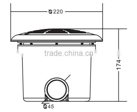PIKES Main drain for swimming pool/ABS Swimming Pool Fitting Accossories