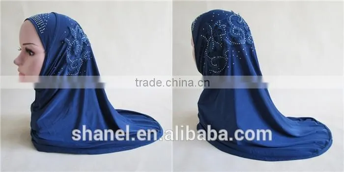 high quality wholesale rhinestones muslim women scarf hijab scarf