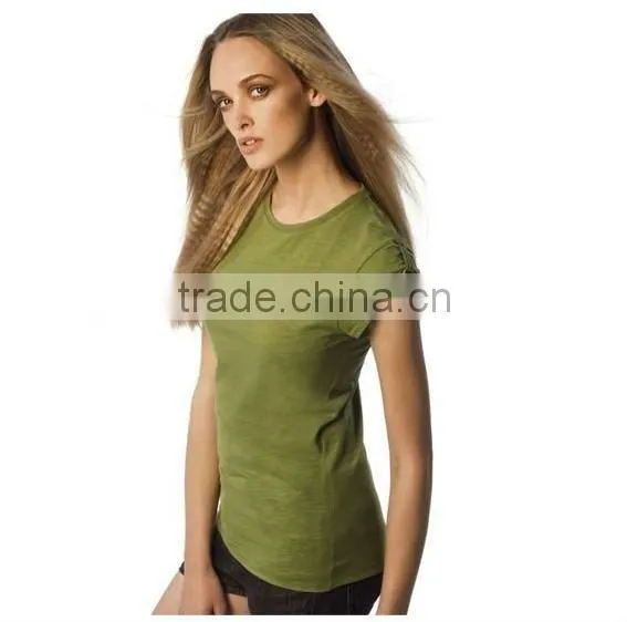custom woman and ladies summer short sleeve white t-shirt printing