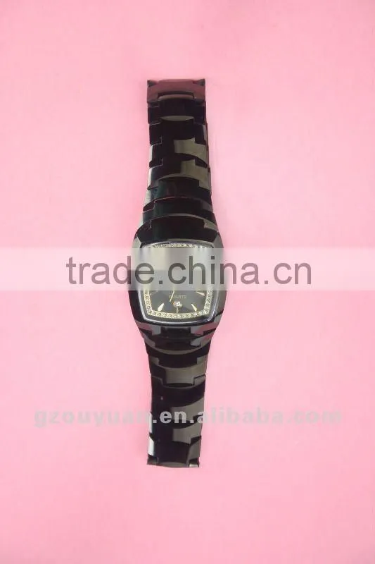 2012 hot sell fashion tungsten for gentlemen's wristwatches
