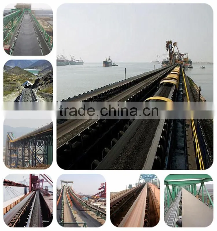 Tear resistance stone crusher used steel wire rubber conveyor belt for cheap sale