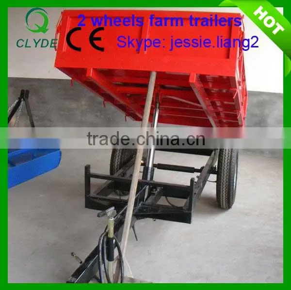 Best quanlity double wheel semi cargo trailer for sale