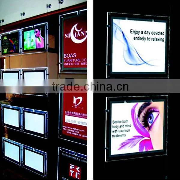 shopping mall super slim extreme light box