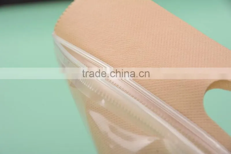 Plastic clear pvc zipper tote bags, clear plastic zipper bag with handle, pvc clear bag with zipper