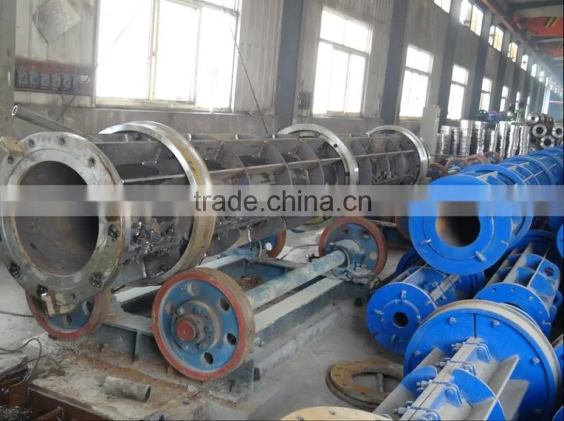 Concrete electric pole/pile mast making machine and moulds/machine for making concrete pipe