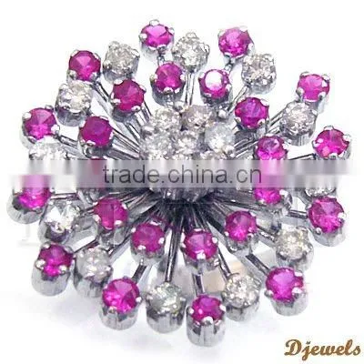 White Gold Diamond Rings 14K Diamond Gold Jewelry