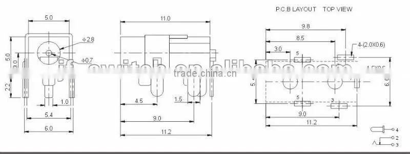 DC-049 dc jack socket