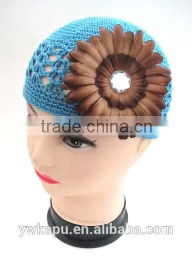 Multi colors kufi hat,childrens crochet hats