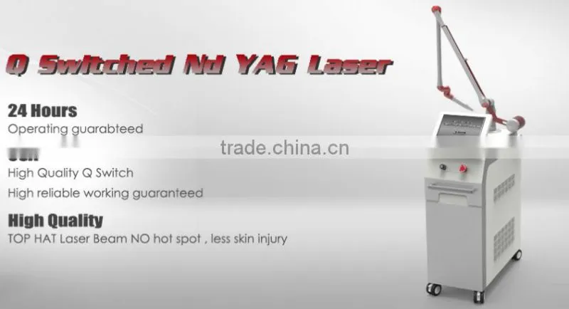 Q switched nd yag and ruby laser