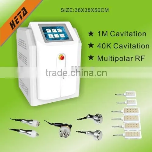 H-1003B Lipo Laser Vacuum RF Ultrasound Tripolar Multipolar RF Cavitation Body Slim Machine