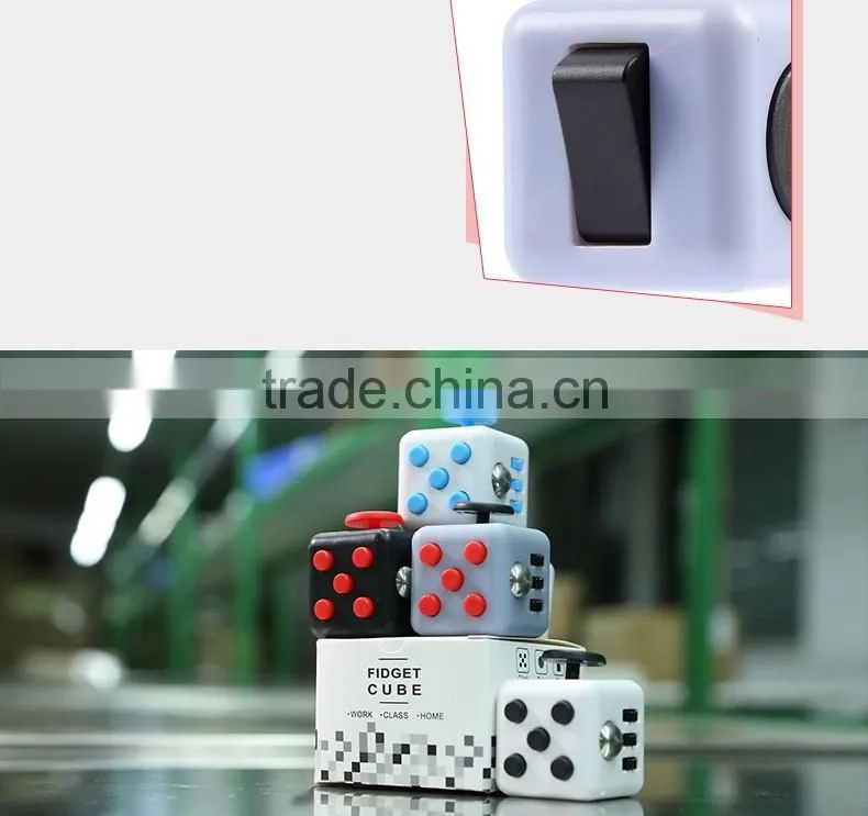 2017 trending new toys marble magic cube decompression fidget spinner