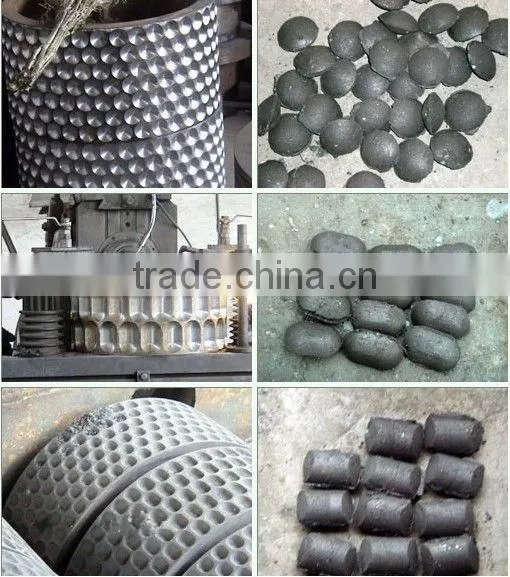 Charcoal briquette machine