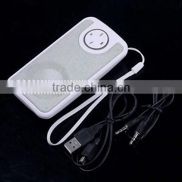 Mini Portable Speaker FM USB Disk SD MMC Music Player